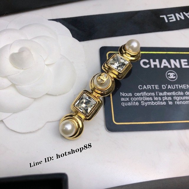 Chanel專櫃新款飾品 香奈兒熱銷款髮夾 zgb1154